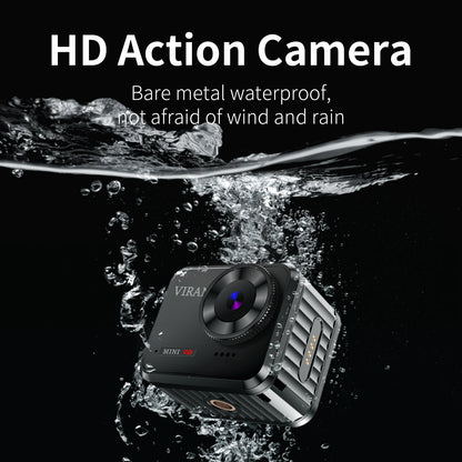 V8 128G 1.54" IPS Screen Action Camera Anti-Shake Outdoor 4K HD Sports Camera Waterproof Riding Recorder Support Mobile Phone APP Control for Photography