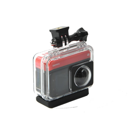 For Insta360 ONE RS Dual Lens Panoramic Camera Waterproof Transparent Housing Case Underwater Diving Shell