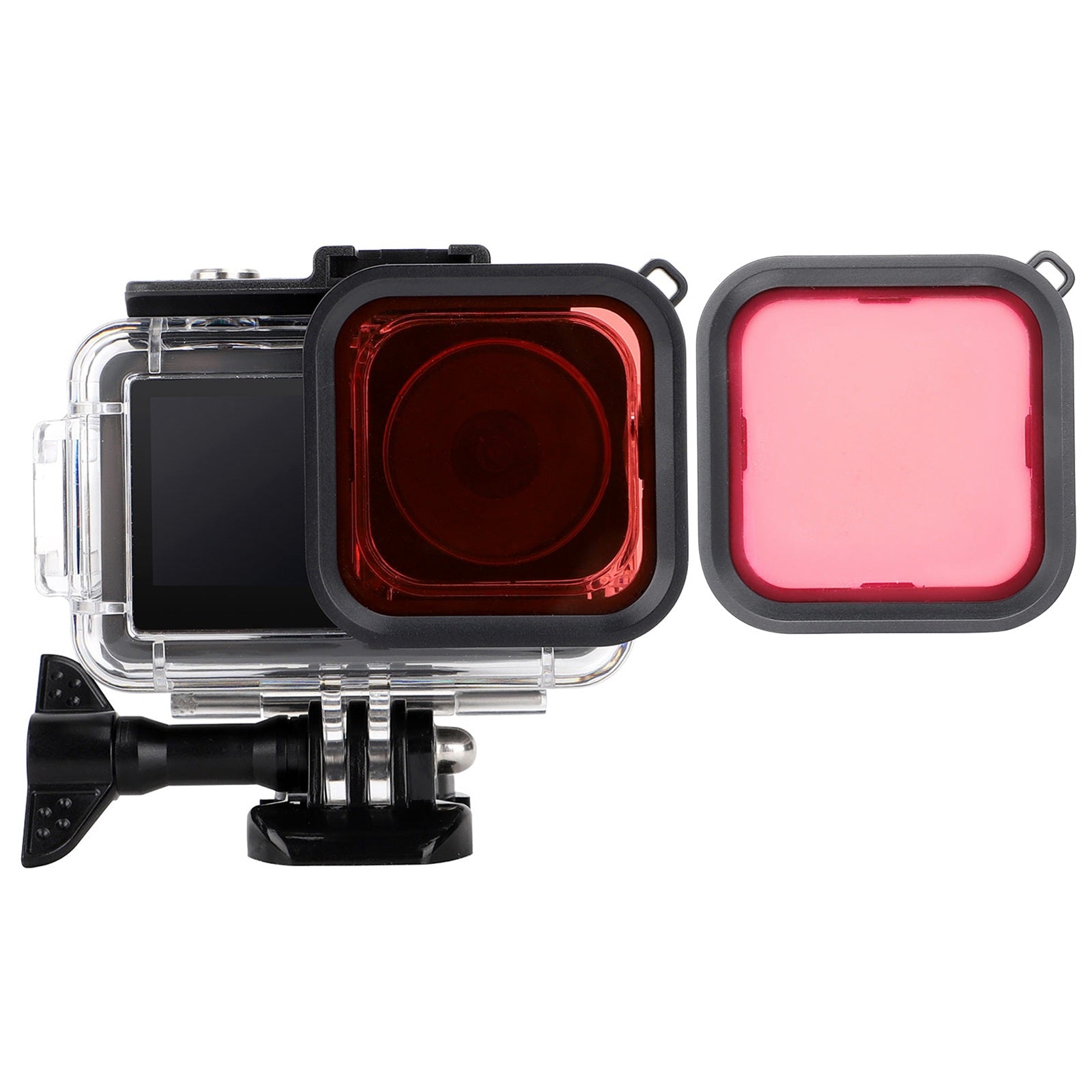 OA3-FS520 Camera Lens Diving Filter for DJI OSMO Action 3 Camera Tempered Glass Filter for Underwater Photography