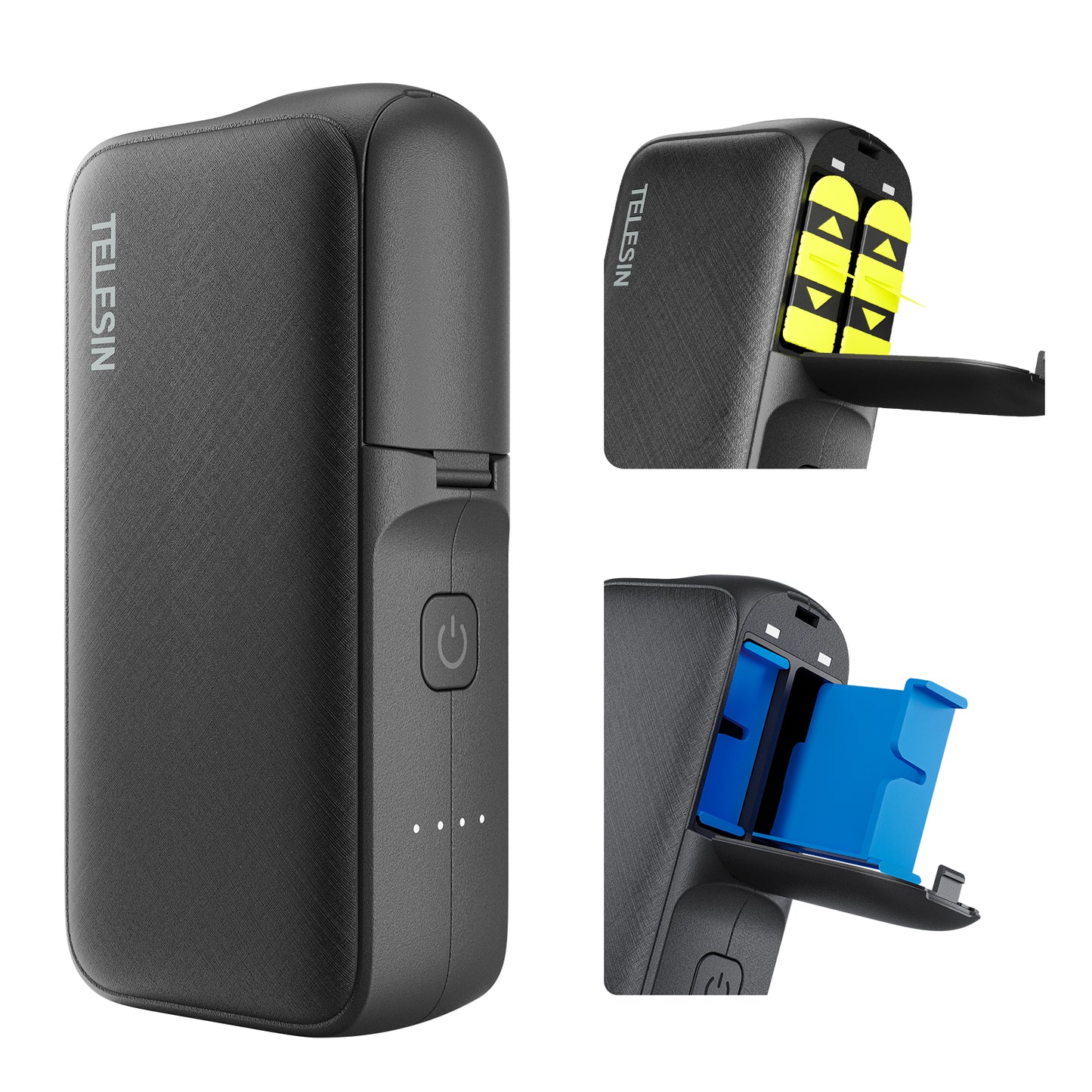 TELESIN GP-PB-001 For GoPro 11 / 10 / 9 / 8 / 7 / 6 / 5 Battery Charger Portable Power Bank External Camera Battery