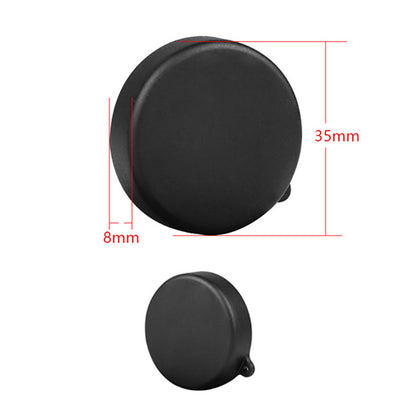 2Pcs For DJI Osmo Action 3 Sports Camera Soft Silicone Lens Cover Protective Cap Accessories