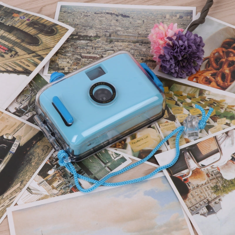 Underwater Vintage Camera Portable Mini 35mm Film Camera with Waterproof Case