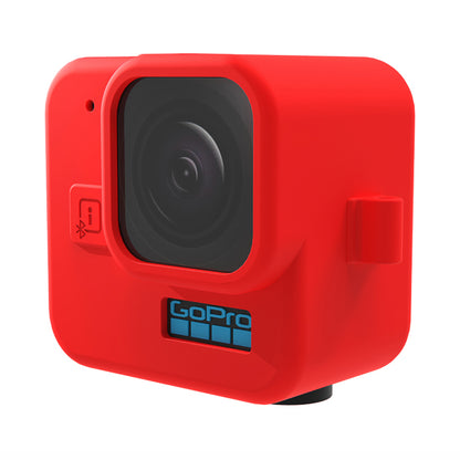 For GoPro Hero 11 Black Mini Silicone Protective Cover Action Camera Anti-collision Case with Tempered Glass Lens Film