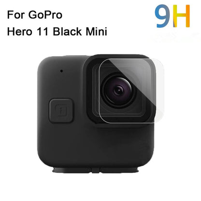 For GoPro Hero 11 Black Mini Action Camera Lens Tempered Glass Film Explosion-proof Lens Protector