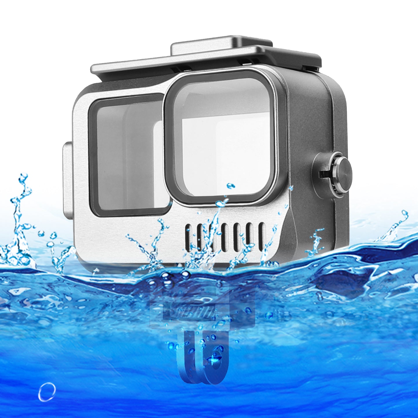 SUNNYLIFE GO-FS563 For GoPro Hero 9 / 10 / 11 Aluminum Alloy Waterproof Case Anti-Scratch Protective Cage