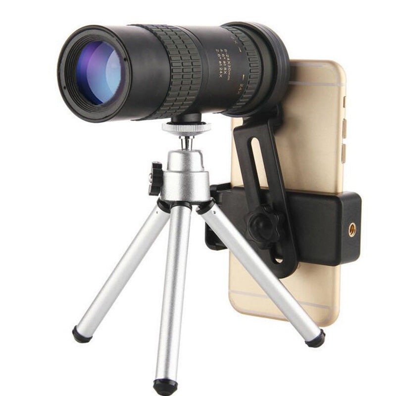 10-300x40mm Telescopic Zoom High Magnification Outdoor Portable Monocular Telescope