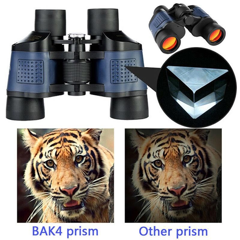 60x60 Night Vision 60X60 3000M HD Ultra-Clear Red Film Binoculars Telescope with Coordinates