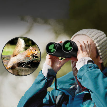 APEXEL 10x42 Binoculars Outdoor Birding Telescope Fixed Focus Lens 42mm Objective Telescope