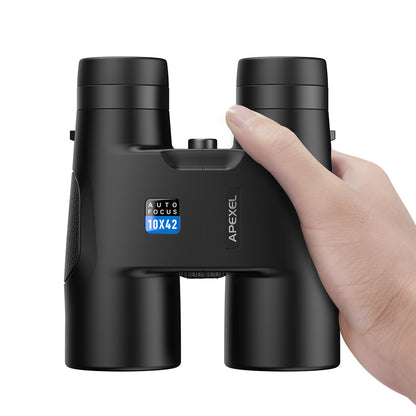 APEXEL 10x42 Binoculars Outdoor Birding Telescope Fixed Focus Lens 42mm Objective Telescope