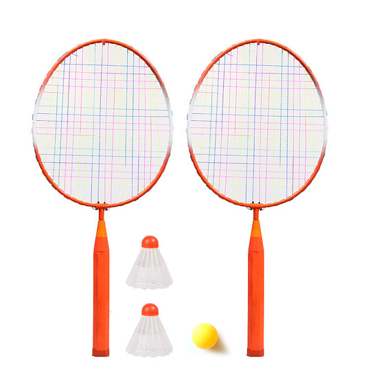 1 Pair Young Children Badminton Rackets with Balls Sports Game Kids Toy Set