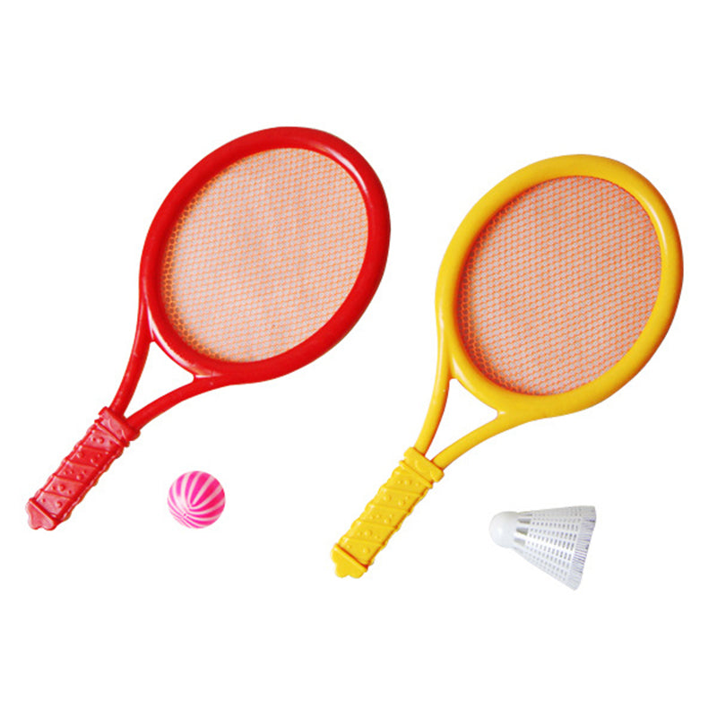 Children Outdoor Sports Tennis Racket with Badminton Ball Set Kids Toy Gift