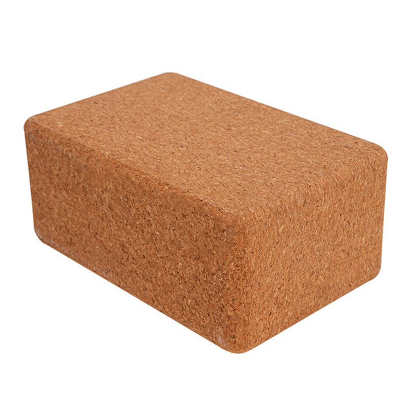 AMYUP Yoga Block Natural Cork Body Stretching Brick Fitness Exercise Workout Dance Equipment