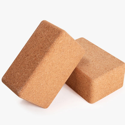 AMYUP Yoga Block Natural Cork Body Stretching Brick Fitness Exercise Workout Dance Equipment