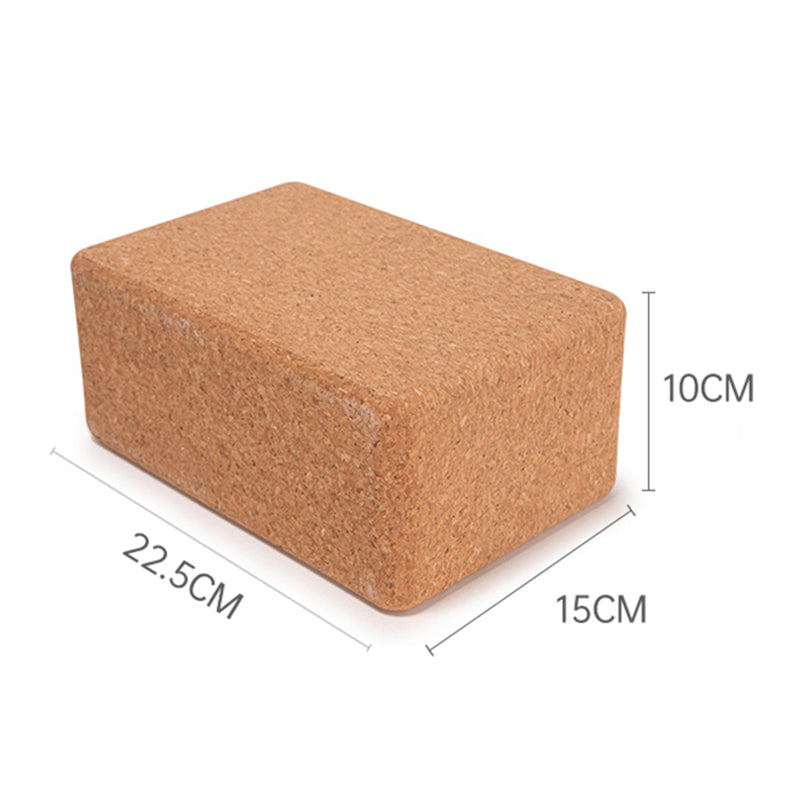 AMYUP Yoga Block Natural Cork Body Stretching Brick Fitness Exercise Workout Dance Equipment