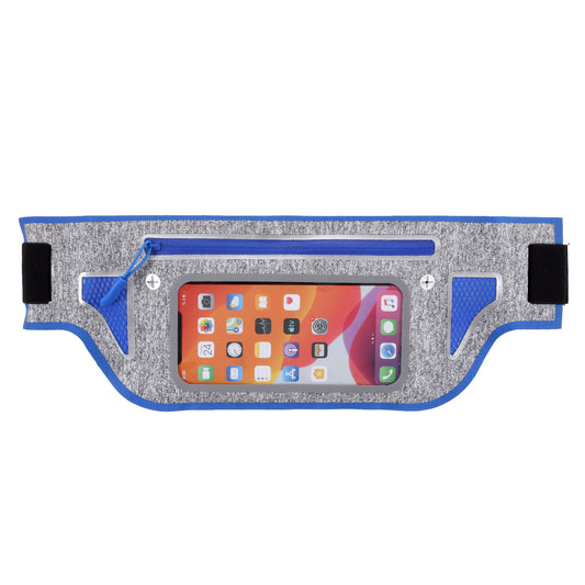 XL Sports Waist Pack Lycra Material Waist Bag for iPhone 12 Pro Max etc. Phone within 7-inch