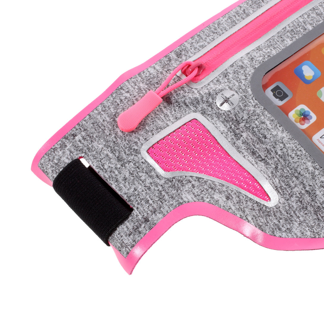 XL Sports Waist Pack Lycra Material Waist Bag for iPhone 12 Pro Max etc. Phone within 7-inch