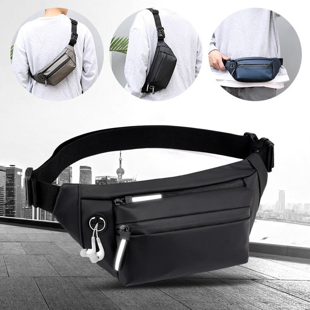 Large Capacity Sports Fanny Pack Waist Chest Bag for Jogging Cycling Hiking