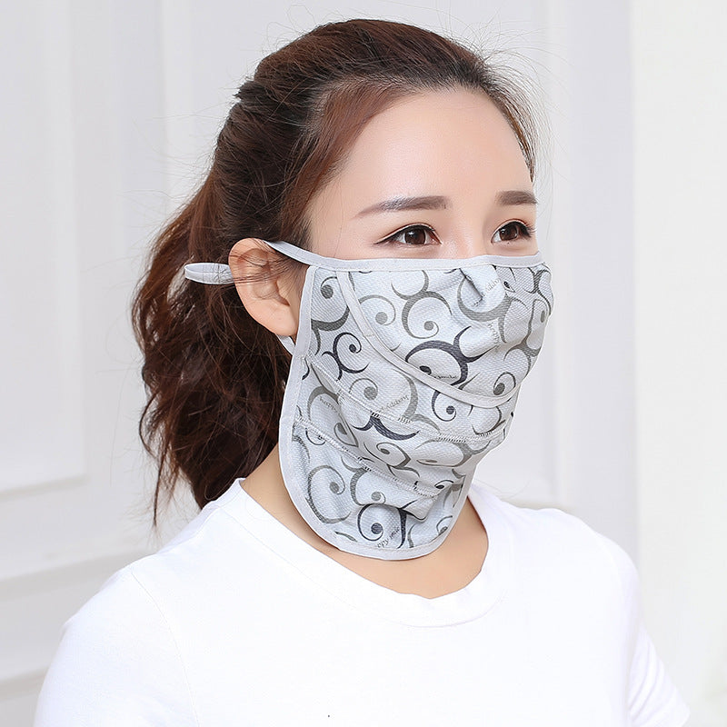 Outdoor Cycling Driving UV Blocking Mask Summer Sun Protection Breathable Face Cover