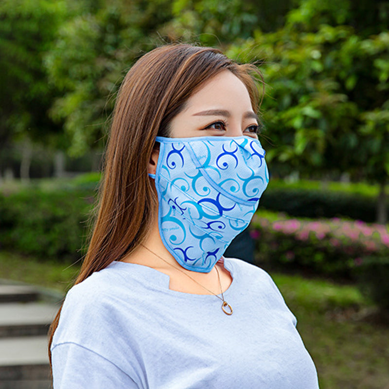 Outdoor Cycling Driving UV Blocking Mask Summer Sun Protection Breathable Face Cover