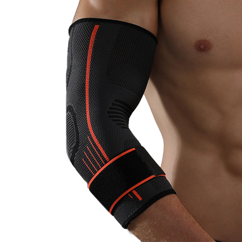 JINGBA SUPPORT 0137B 1Pc Outdoor Sports Elbow Sleeve Protector Weightlifting Fitness Basketball Elastic Elbow Guard