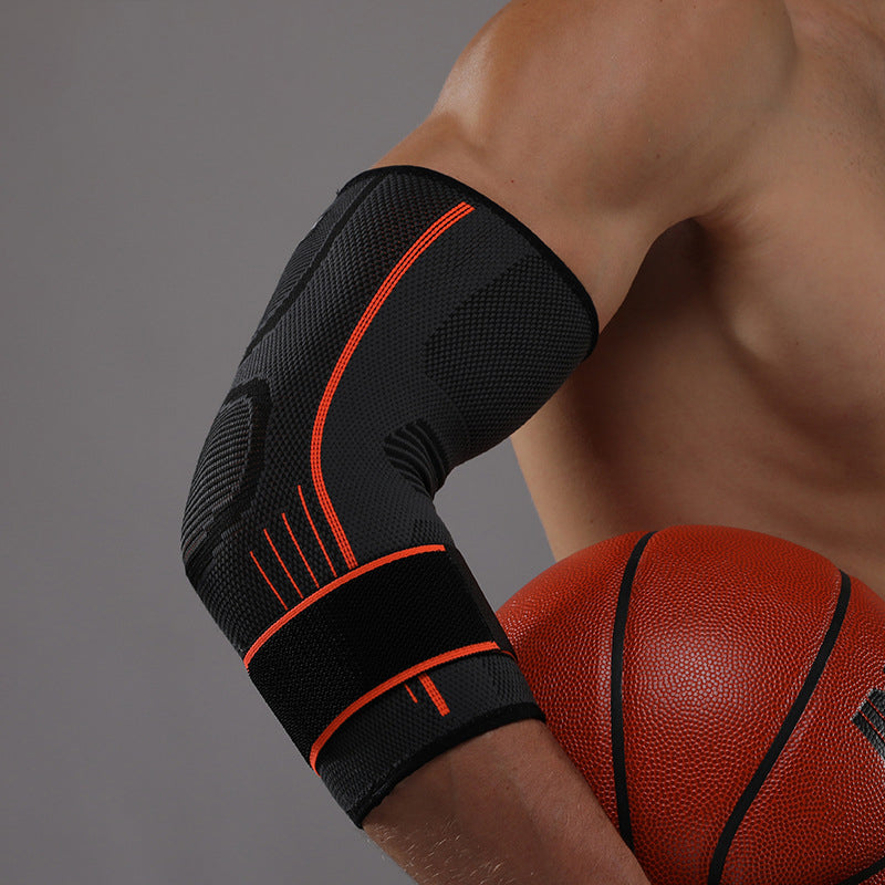 JINGBA SUPPORT 0137B 1Pc Outdoor Sports Elbow Sleeve Protector Weightlifting Fitness Basketball Elastic Elbow Guard