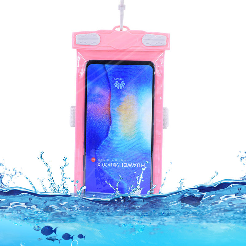 Waterproof Bag for Under 7.2-inches Cell Phone Universal Beach Pool Swimming Phone Pouch with Strap