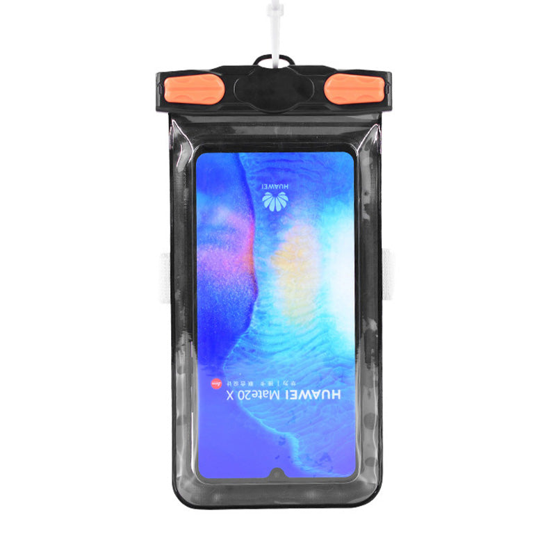 Waterproof Bag for Under 7.2-inches Cell Phone Universal Beach Pool Swimming Phone Pouch with Strap