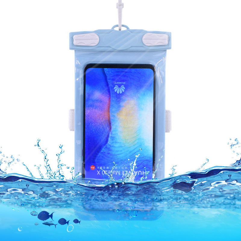 Waterproof Bag for Under 7.2-inches Cell Phone Universal Beach Pool Swimming Phone Pouch with Strap