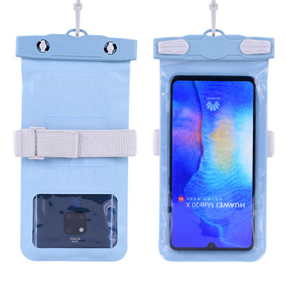 Waterproof Bag for Under 7.2-inches Cell Phone Universal Beach Pool Swimming Phone Pouch with Strap