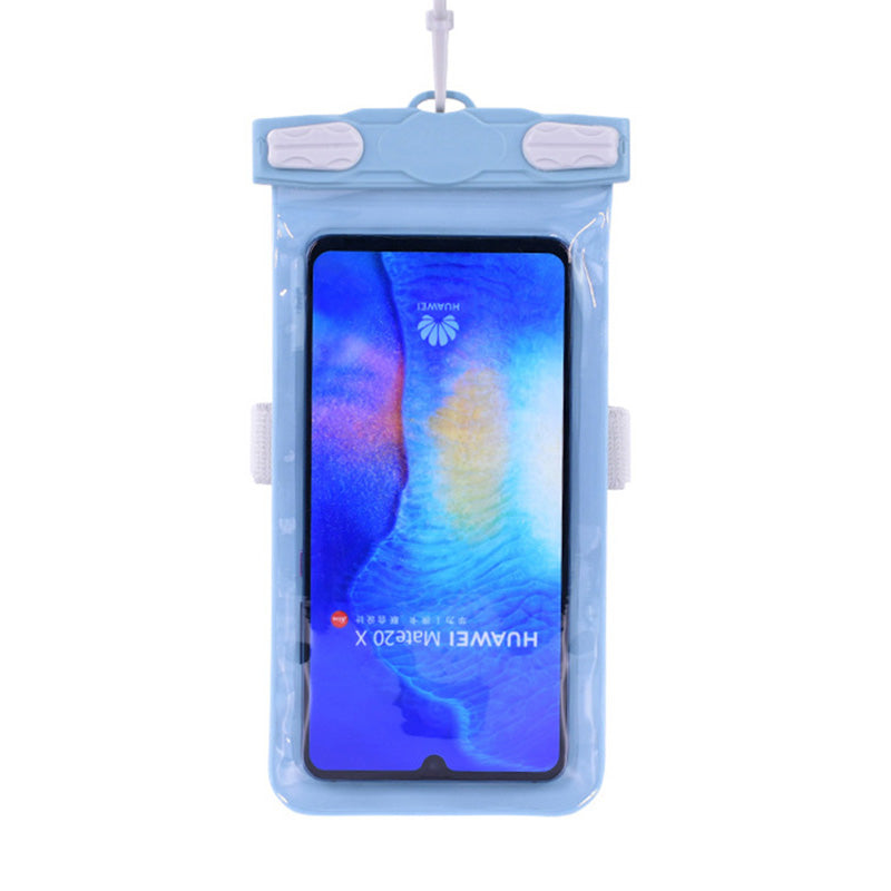 Waterproof Bag for Under 7.2-inches Cell Phone Universal Beach Pool Swimming Phone Pouch with Strap