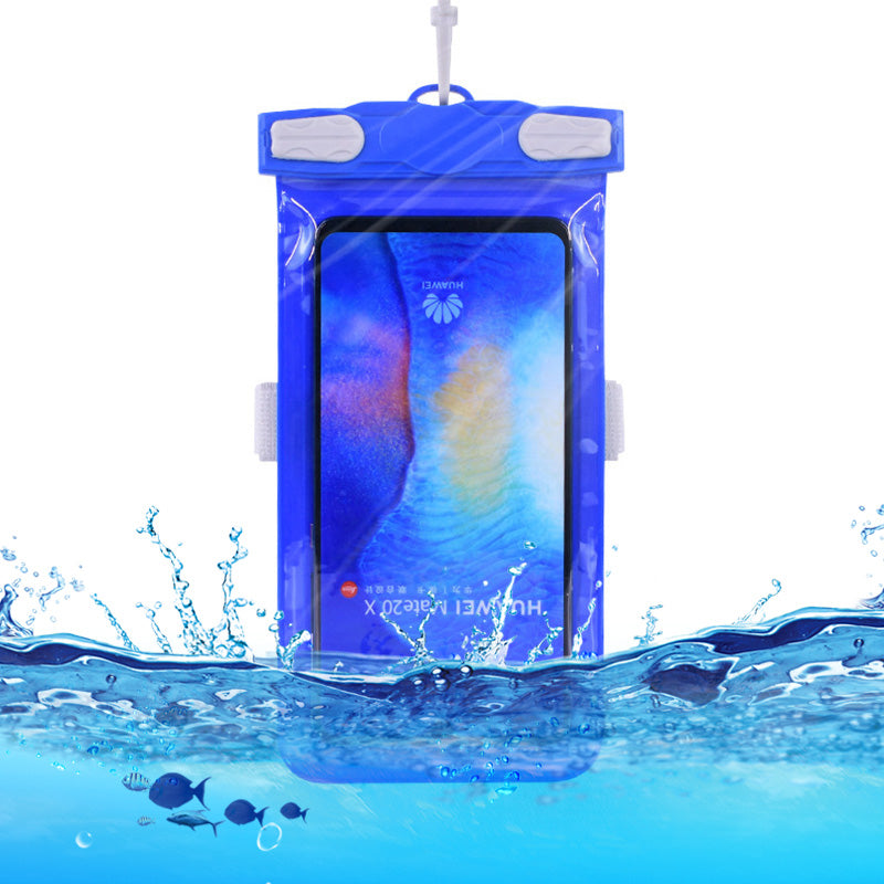 Waterproof Bag for Under 7.2-inches Cell Phone Universal Beach Pool Swimming Phone Pouch with Strap