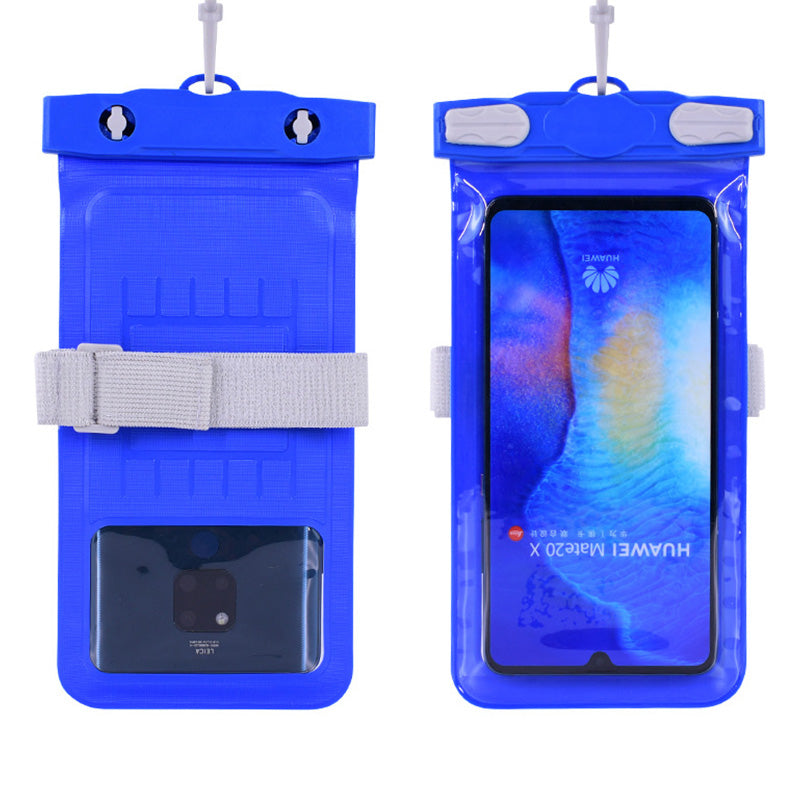 Waterproof Bag for Under 7.2-inches Cell Phone Universal Beach Pool Swimming Phone Pouch with Strap