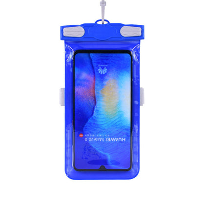 Waterproof Bag for Under 7.2-inches Cell Phone Universal Beach Pool Swimming Phone Pouch with Strap