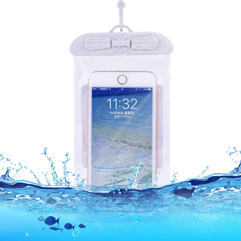 T-35C Universal Waterproof Bag for 5.2-6.4 inches Cell Phone Beach Pool Dry Bag Pouch with Lanyard for Swimming