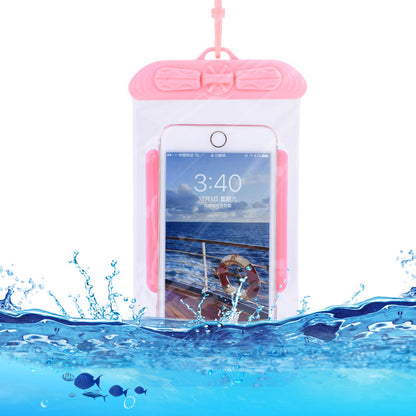 T-35C Universal Waterproof Bag for 5.2-6.4 inches Cell Phone Beach Pool Dry Bag Pouch with Lanyard for Swimming