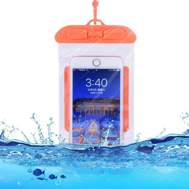 T-35C Universal Waterproof Bag for 5.2-6.4 inches Cell Phone Beach Pool Dry Bag Pouch with Lanyard for Swimming