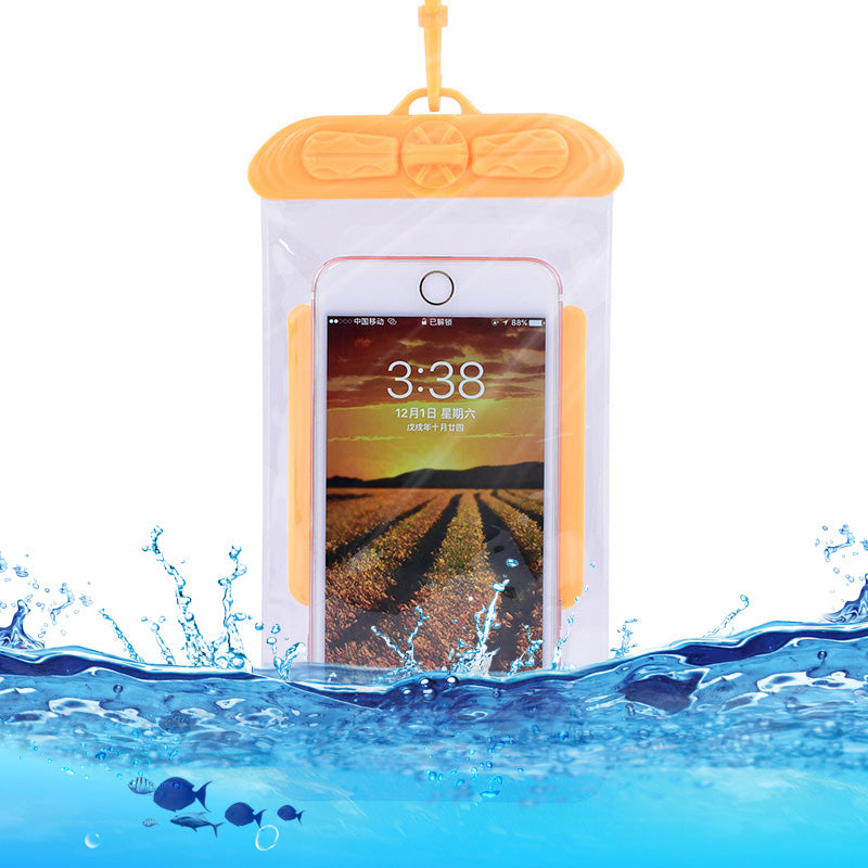 T-35C Universal Waterproof Bag for 5.2-6.4 inches Cell Phone Beach Pool Dry Bag Pouch with Lanyard for Swimming