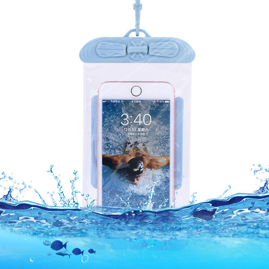 T-35C Universal Waterproof Bag for 5.2-6.4 inches Cell Phone Beach Pool Dry Bag Pouch with Lanyard for Swimming