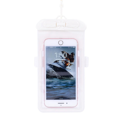 T-35N 5.2-6.44 Inches Cell Phone Bag Waterproof Universal Beach Pool Swimming Phone Pouch with Strap, Size L