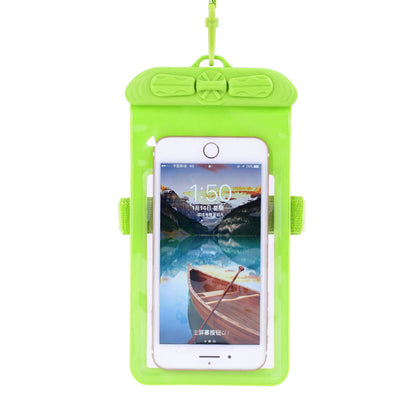 T-35N 5.2-6.44 Inches Cell Phone Bag Waterproof Universal Beach Pool Swimming Phone Pouch with Strap, Size L