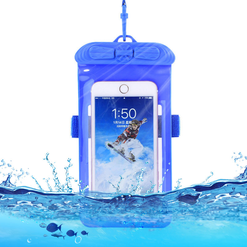 T-35N Waterproof Bag for Under 5.2-inches Mobile Phone Beach Pool Phone Dry Bag with Strap for Swimming