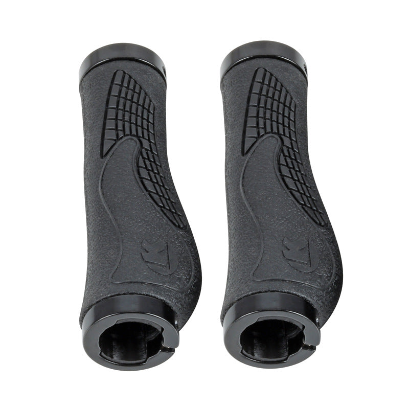 1 Pair BOLANY Cycling Skid-Proof Grips Anti-Skid Bicycle Grips Mountain Bike Lock On Bicycle Handlebars Grips