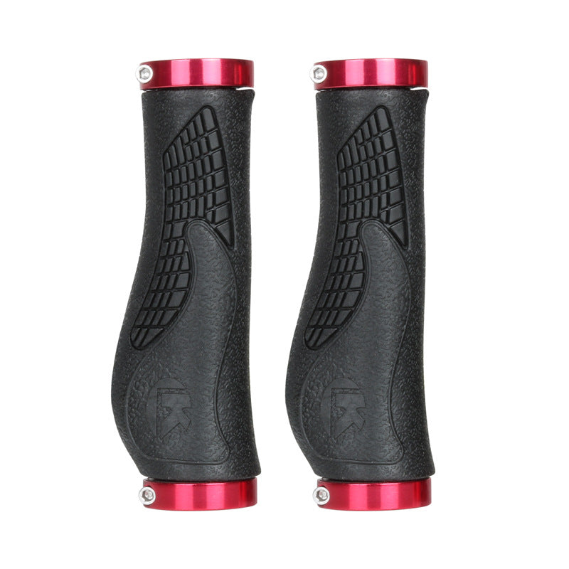 1 Pair BOLANY Cycling Skid-Proof Grips Anti-Skid Bicycle Grips Mountain Bike Lock On Bicycle Handlebars Grips