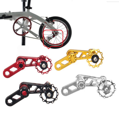 LITEPRO Single Multi-Color Speed Bike Chain Tensioner Aluminum Alloy Folding Bicycle Bicycle Chain Stabilizer