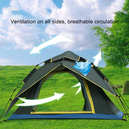 ZP-012 Pop Up Camping Tent  2-3 People Instant Automatic Opening Tent UV Protection Hiking Beach Sun Shelter