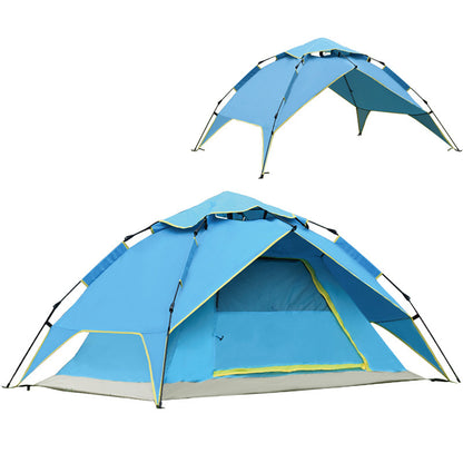 ZP-012 Pop Up Camping Tent  2-3 People Instant Automatic Opening Tent UV Protection Hiking Beach Sun Shelter