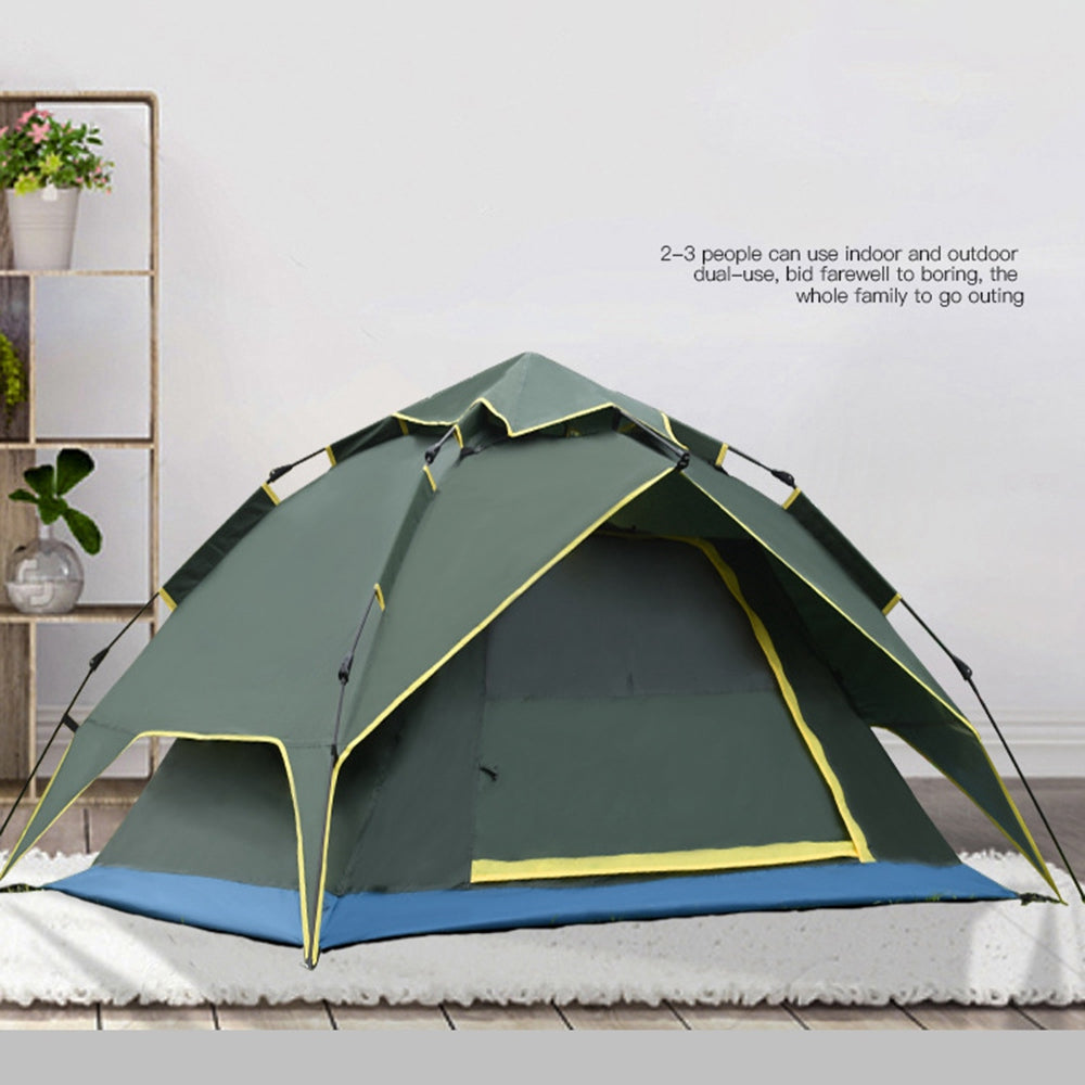 ZP-012 Pop Up Camping Tent  2-3 People Instant Automatic Opening Tent UV Protection Hiking Beach Sun Shelter