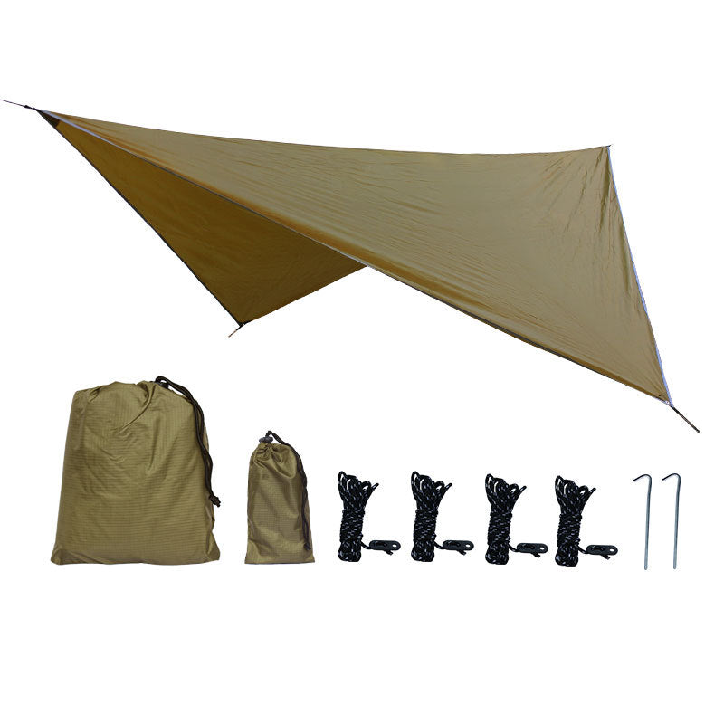 TM-0008 Camping Tarp Portable Waterproof Tent Multifunctional Awning for Outdoor Travel Hiking Picnic