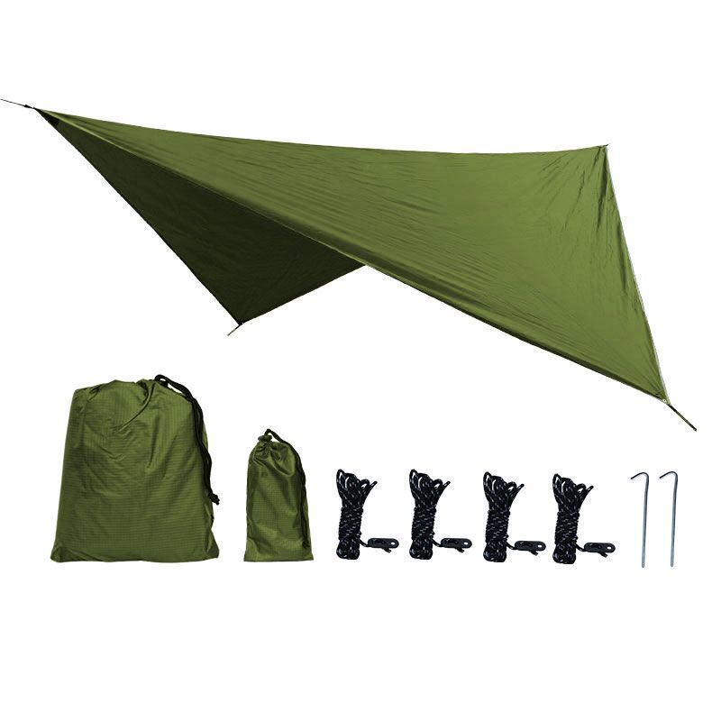 TM-0008 Camping Tarp Portable Waterproof Tent Multifunctional Awning for Outdoor Travel Hiking Picnic