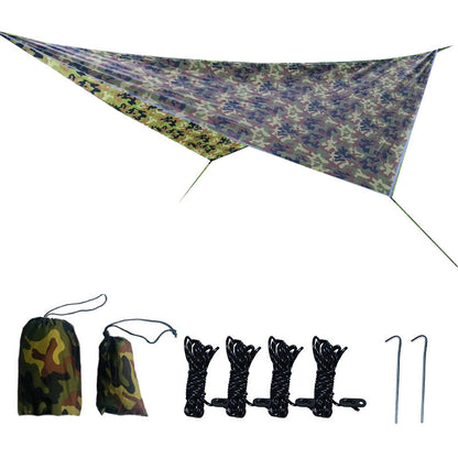 TM-0008 Camping Tarp Portable Waterproof Tent Multifunctional Awning for Outdoor Travel Hiking Picnic